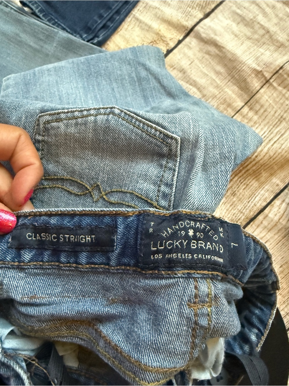 Denim jeans pants boys lot bundle size 6 size 7 Target Sonoma Levi’s - Picture 8 of 9